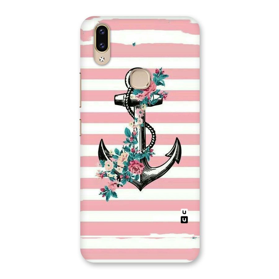 Floral Anchor Back Case for Vivo V9 Youth