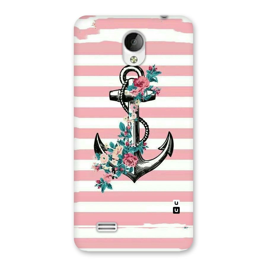 Floral Anchor Back Case for Vivo Y21