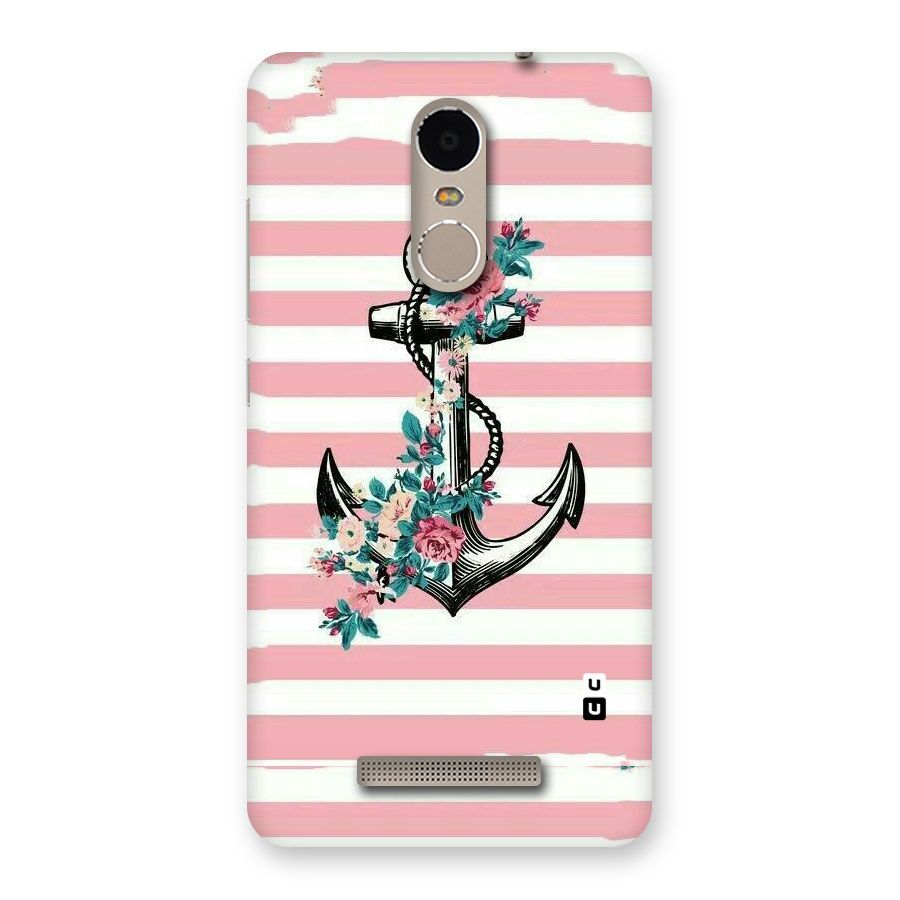 Floral Anchor Back Case for Xiaomi Redmi Note 3