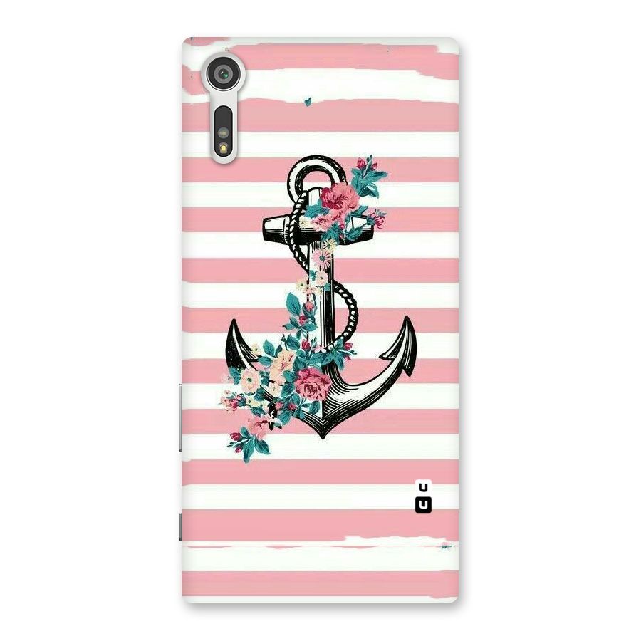Floral Anchor Back Case for Xperia XZ