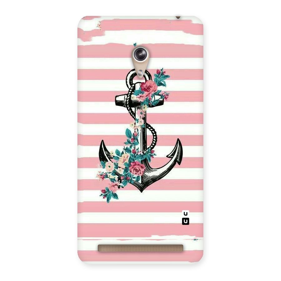 Floral Anchor Back Case for Zenfone 6