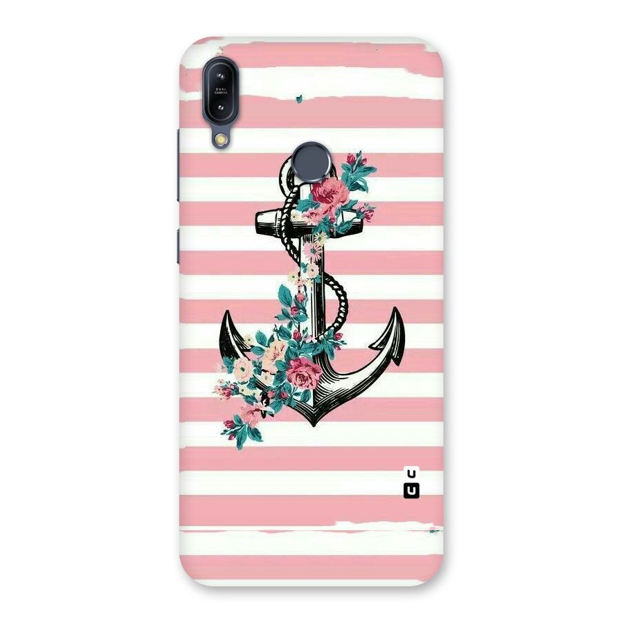 Floral Anchor Back Case for Zenfone Max M2