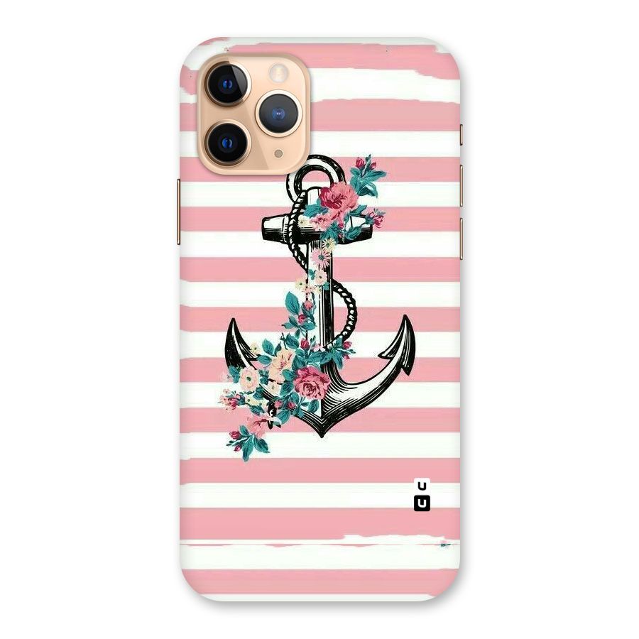 Floral Anchor Back Case for iPhone 11 Pro