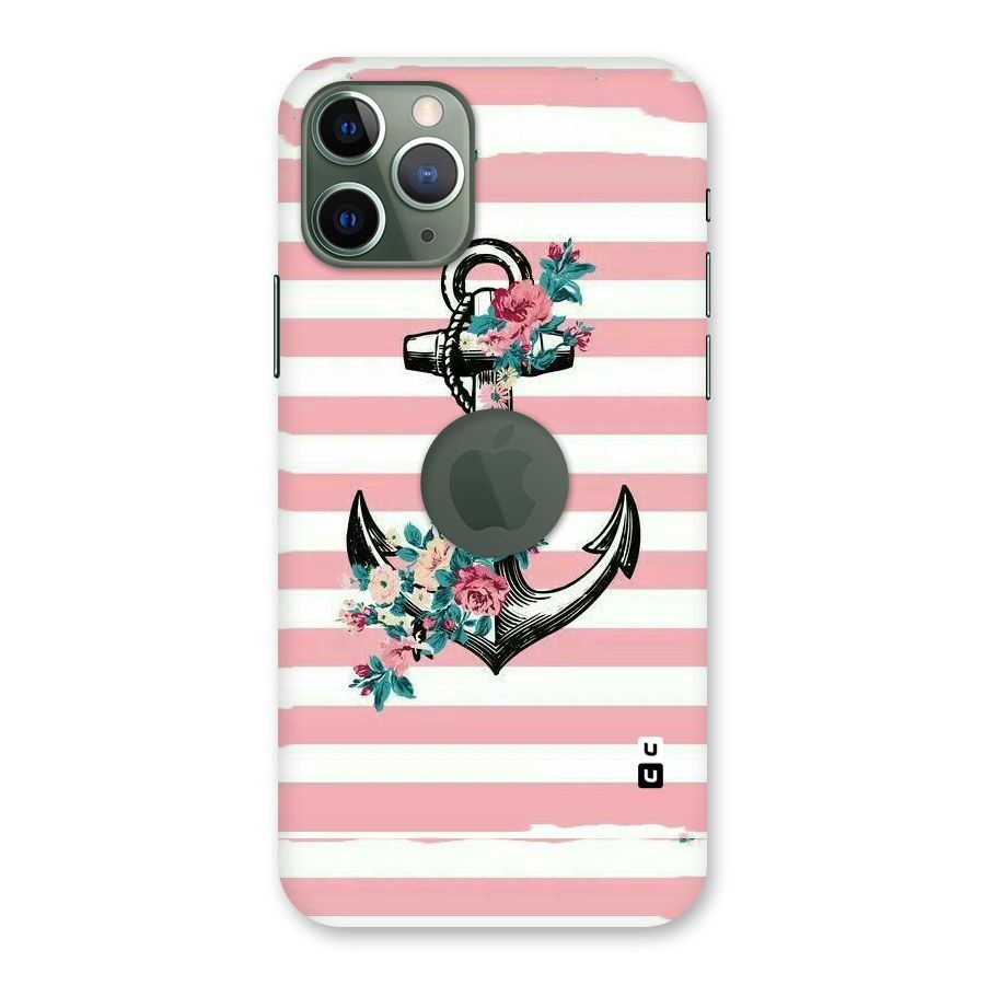 Floral Anchor Back Case for iPhone 11 Pro Logo  Cut