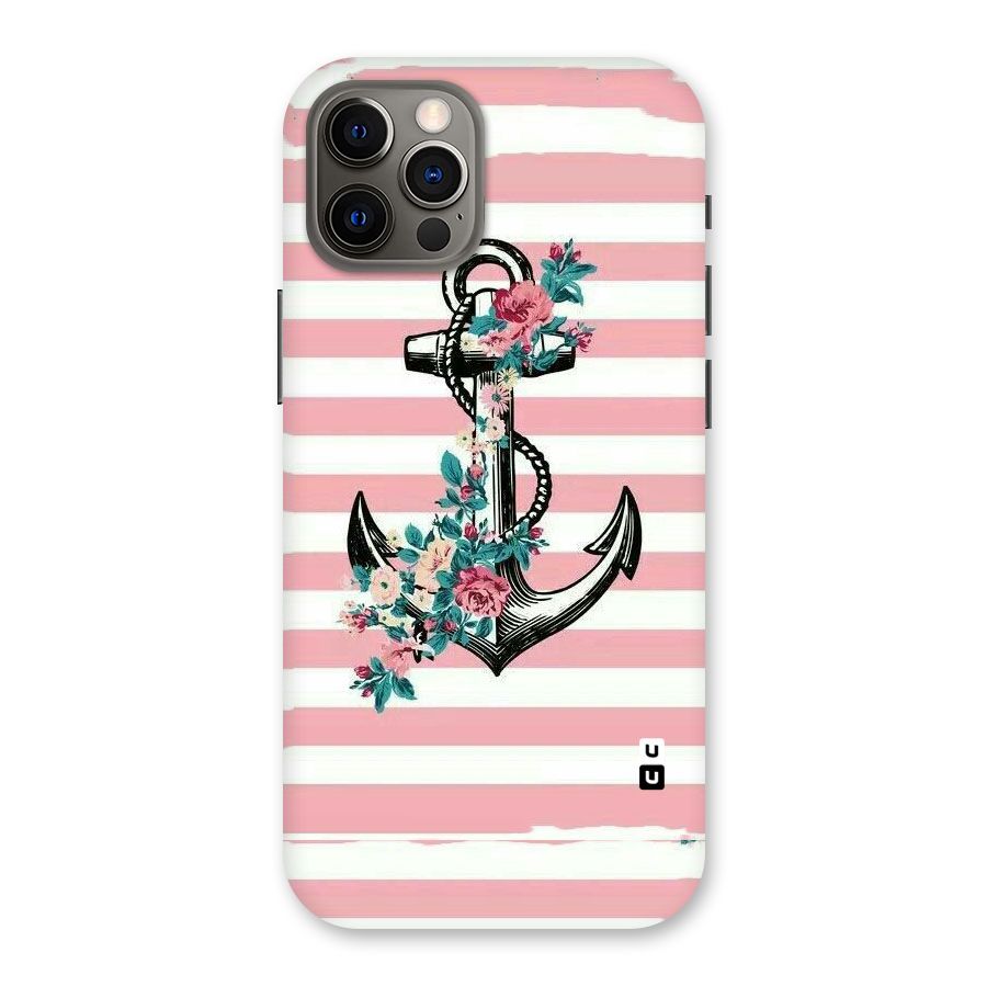 Floral Anchor Back Case for iPhone 12 Pro