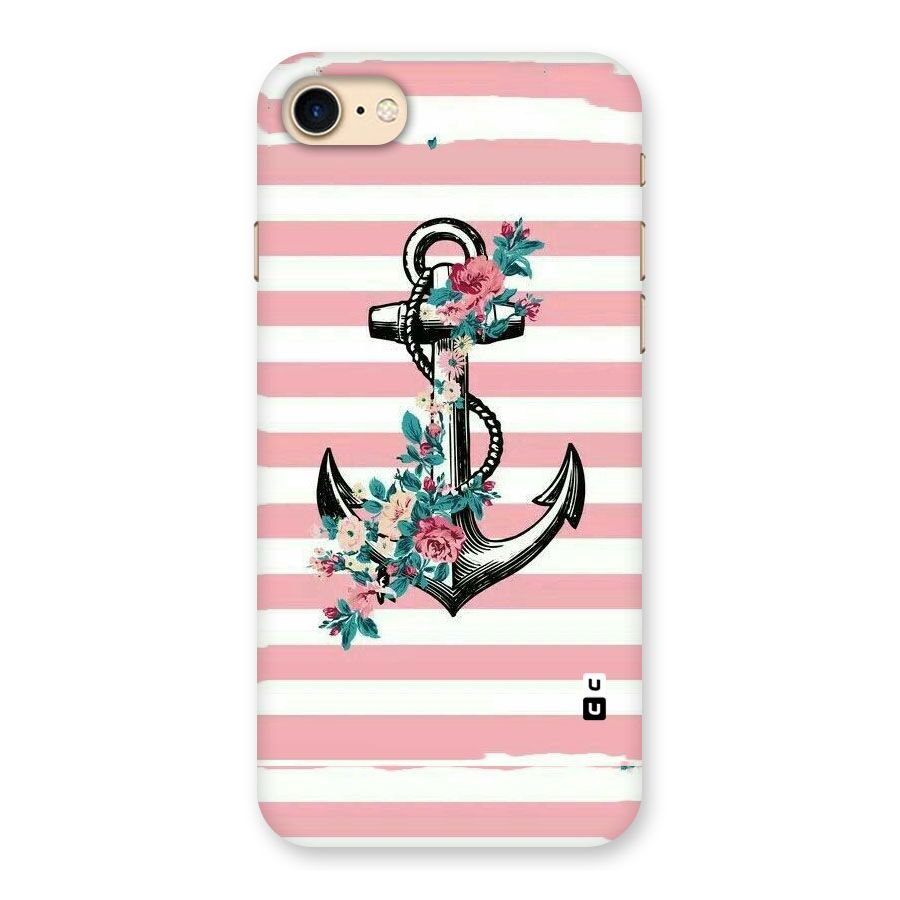 Floral Anchor Back Case for iPhone 7