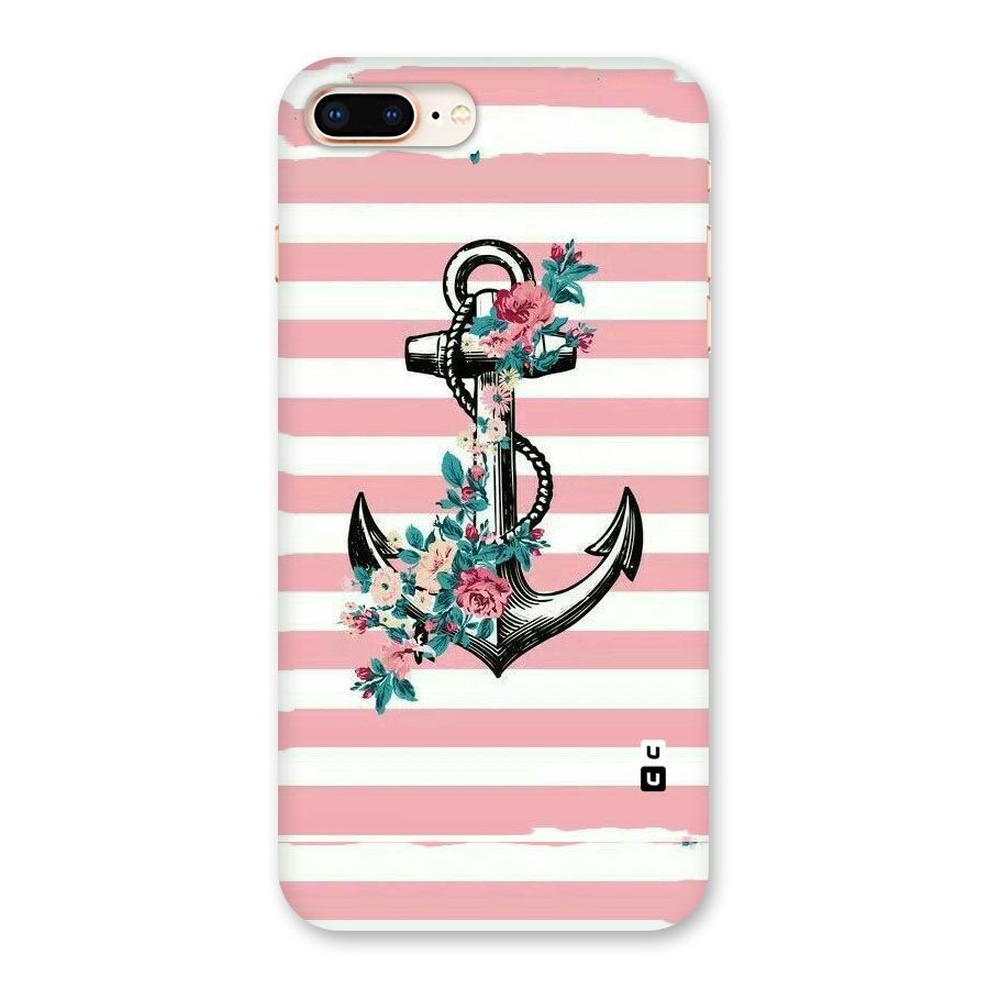 Floral Anchor Back Case for iPhone 8 Plus