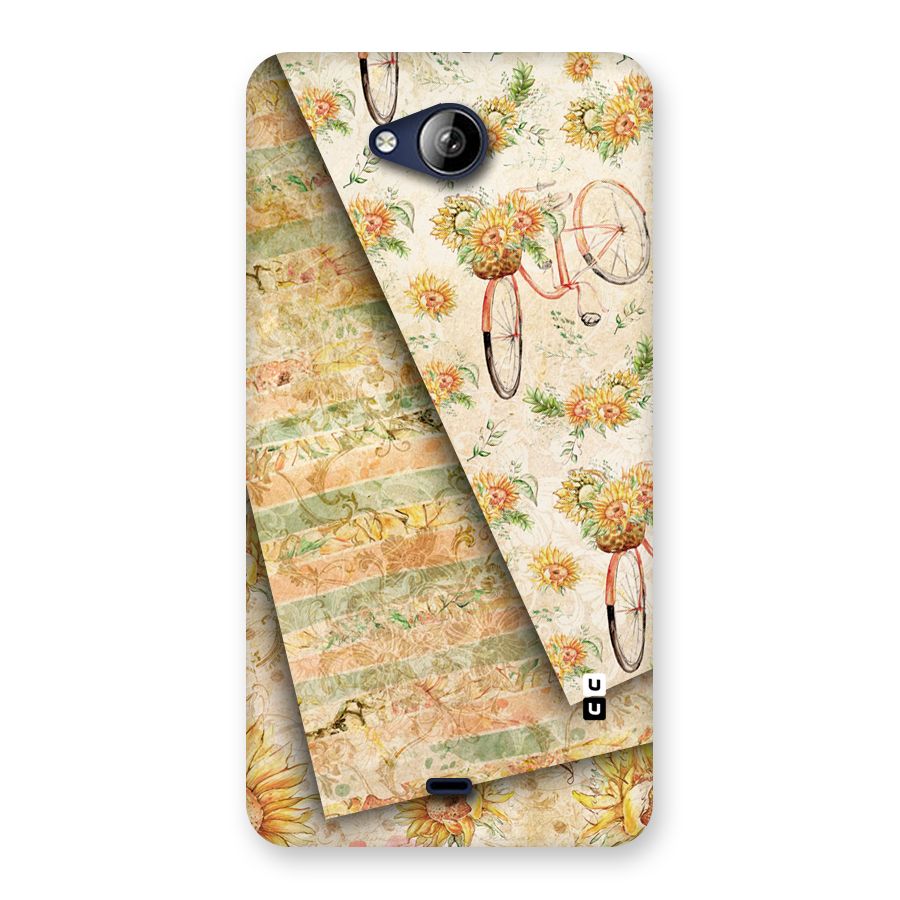 Floral Bicycle Back Case for Canvas Play Q355