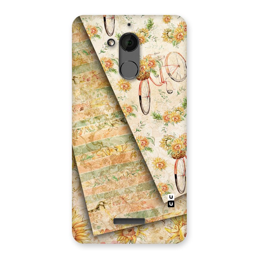 Floral Bicycle Back Case for Coolpad Note 5