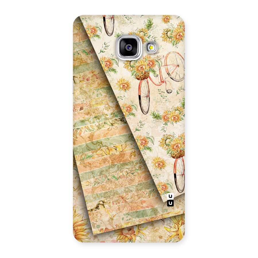 Floral Bicycle Back Case for Galaxy A5 2016
