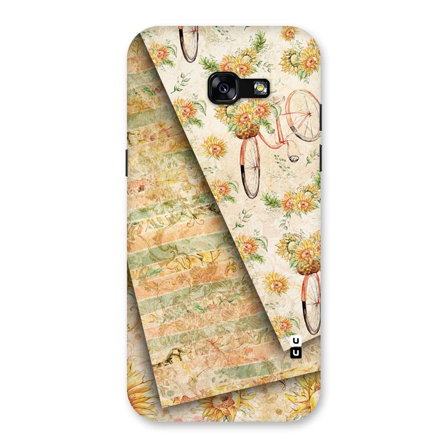 Floral Bicycle Back Case for Galaxy A5 2017