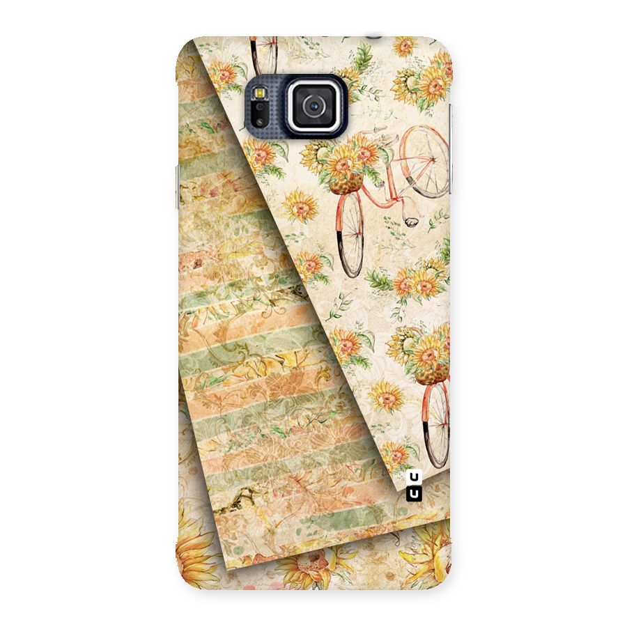 Floral Bicycle Back Case for Galaxy Alpha
