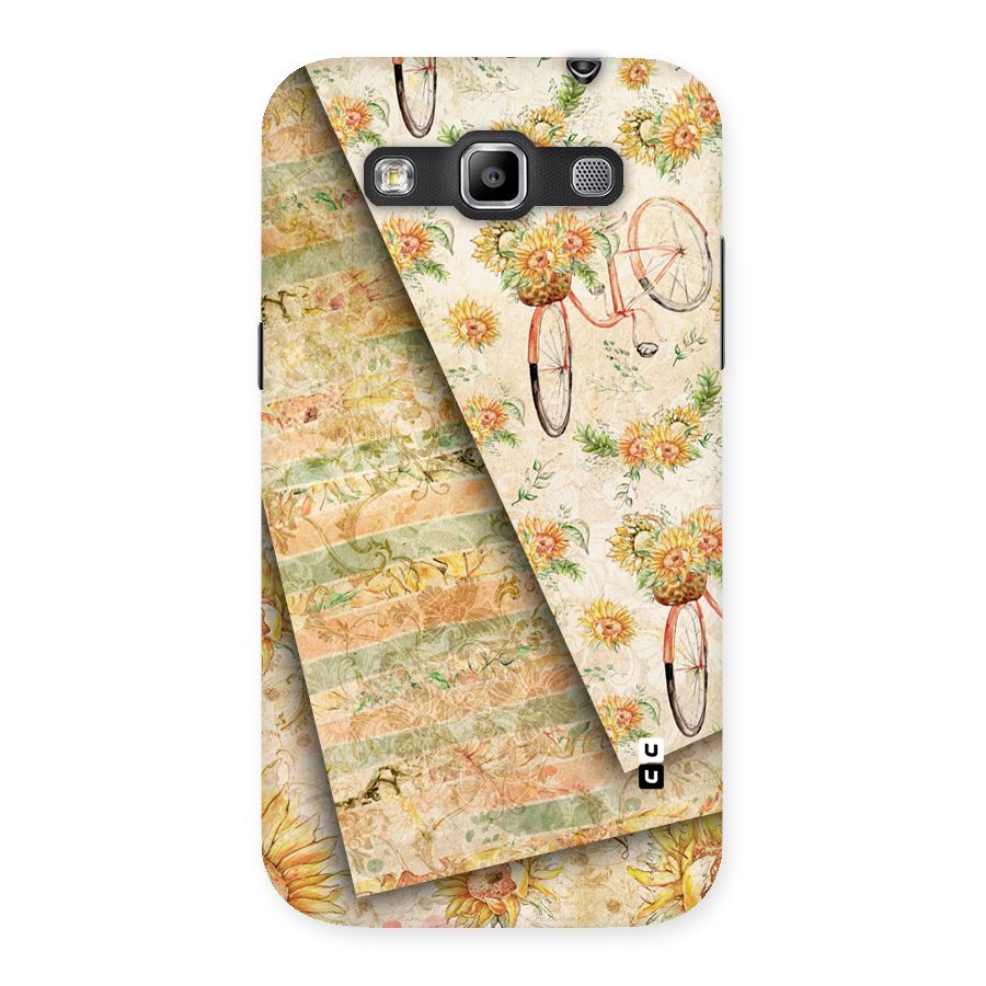 Floral Bicycle Back Case for Galaxy Grand Quattro