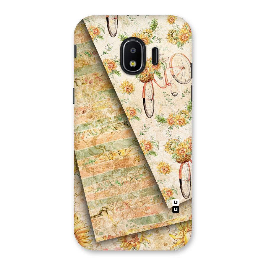Floral Bicycle Back Case for Galaxy J2 Pro 2018