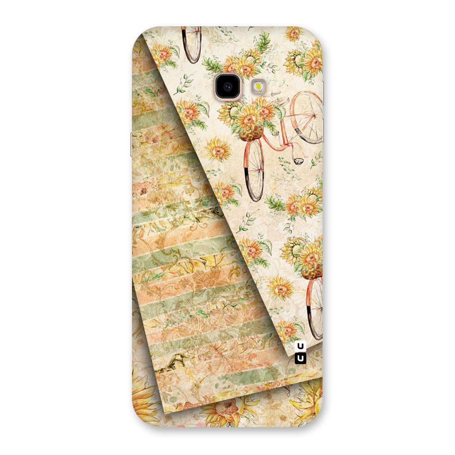 Floral Bicycle Back Case for Galaxy J4 Plus