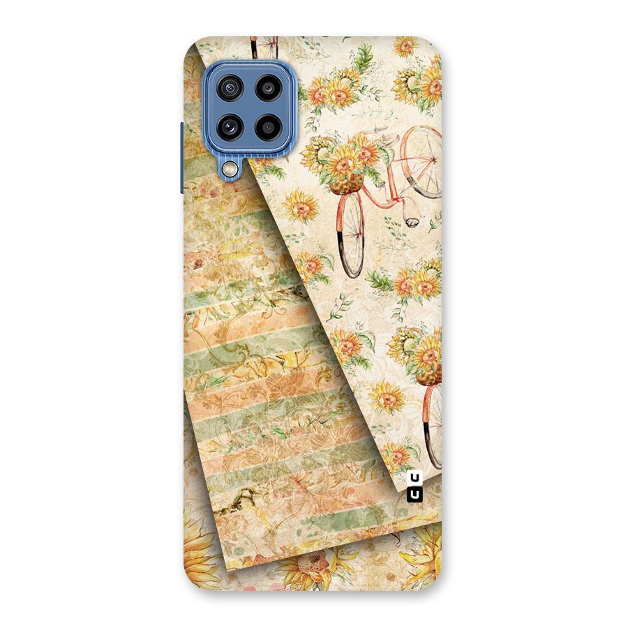 Floral Bicycle Back Case for Galaxy M32