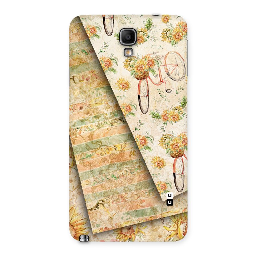 Floral Bicycle Back Case for Galaxy Note 3 Neo