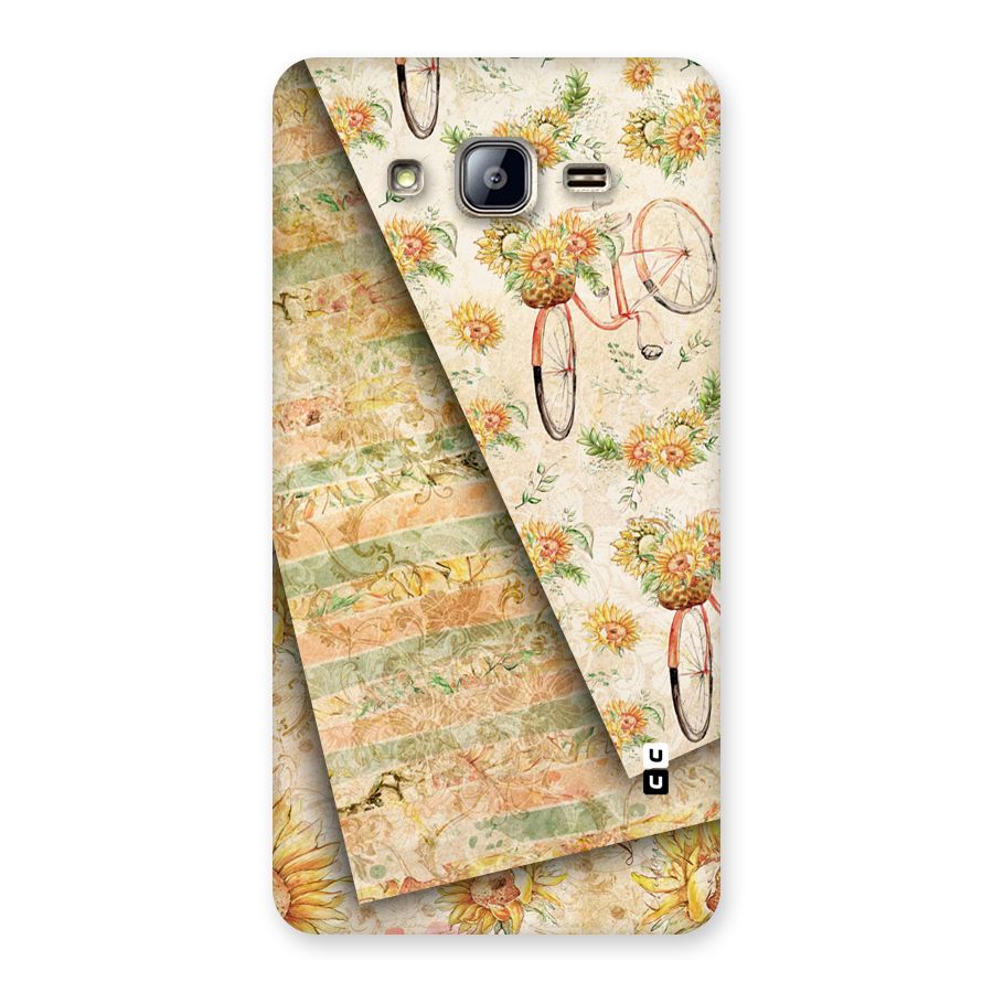 Floral Bicycle Back Case for Galaxy On5