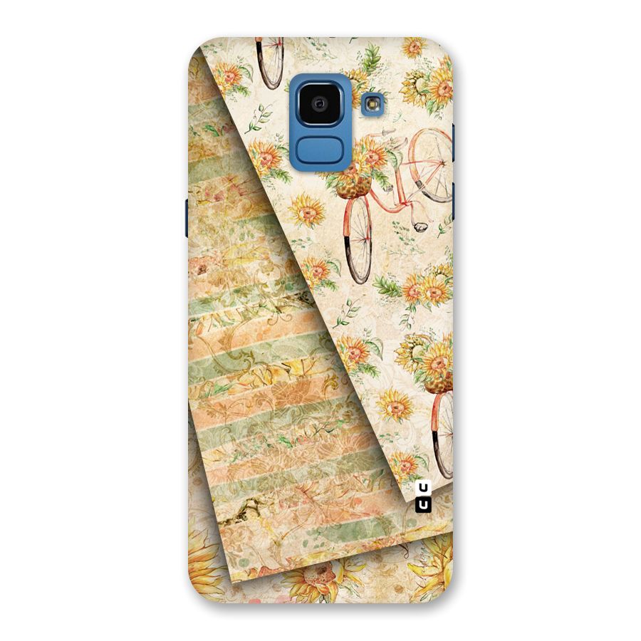 Floral Bicycle Back Case for Galaxy On6