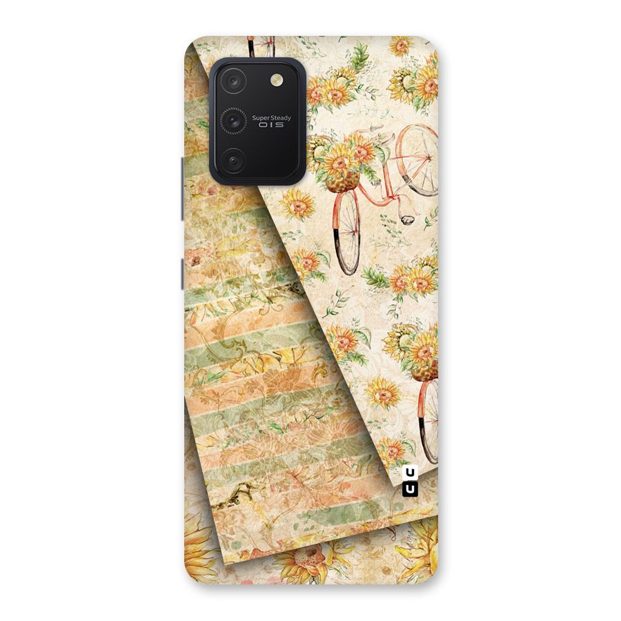 Floral Bicycle Back Case for Galaxy S10 Lite
