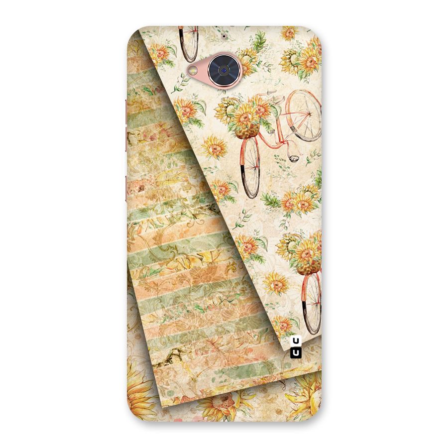 Floral Bicycle Back Case for Gionee S6 Pro