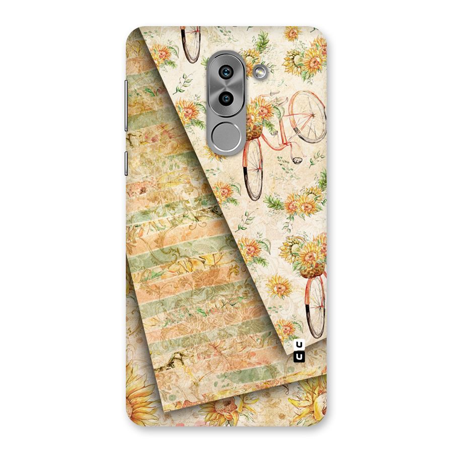 Floral Bicycle Back Case for Honor 6X