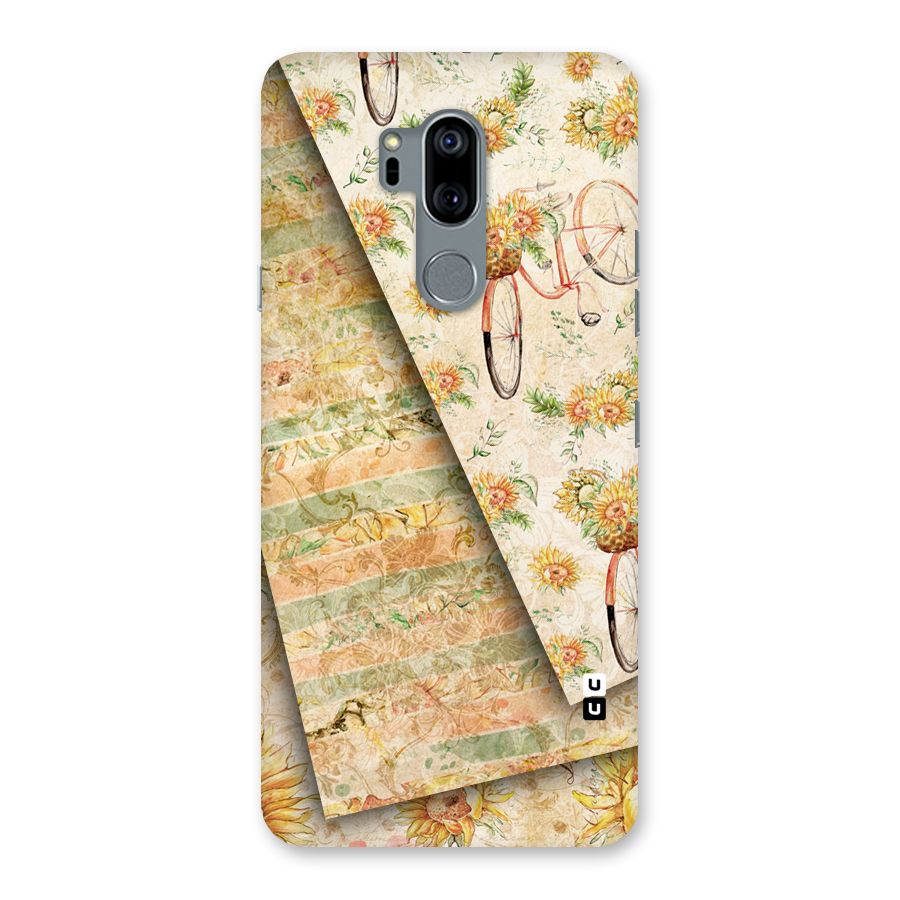 Floral Bicycle Back Case for LG G7