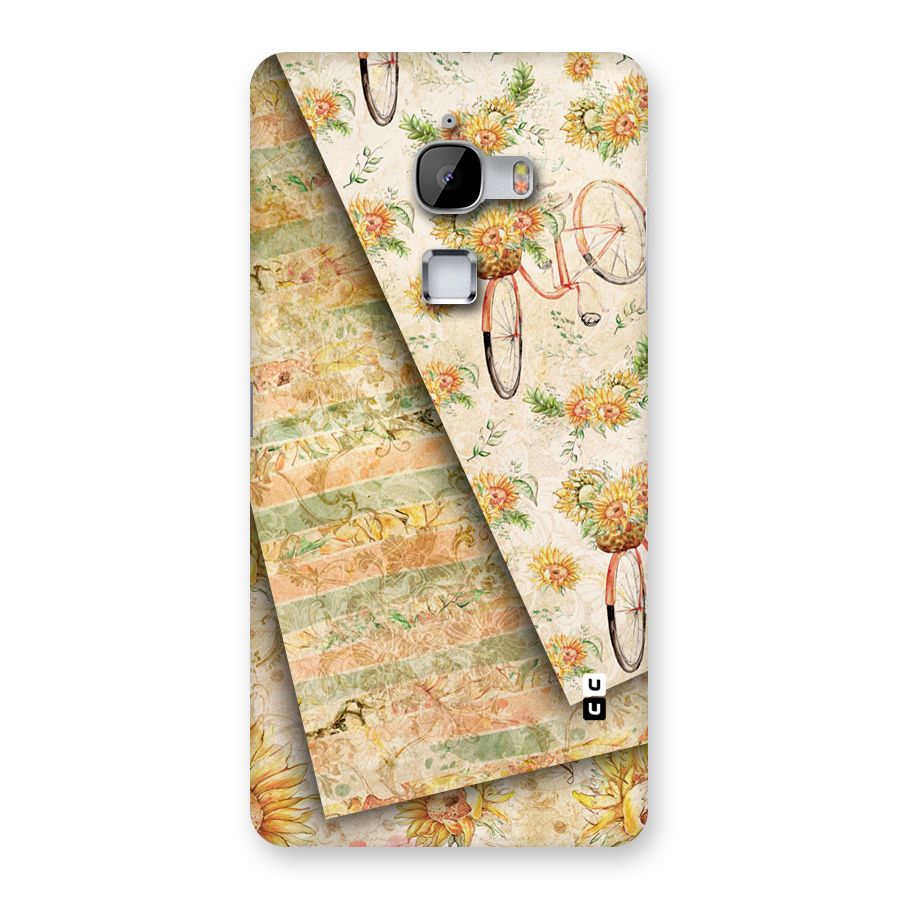 Floral Bicycle Back Case for LeTv Le Max
