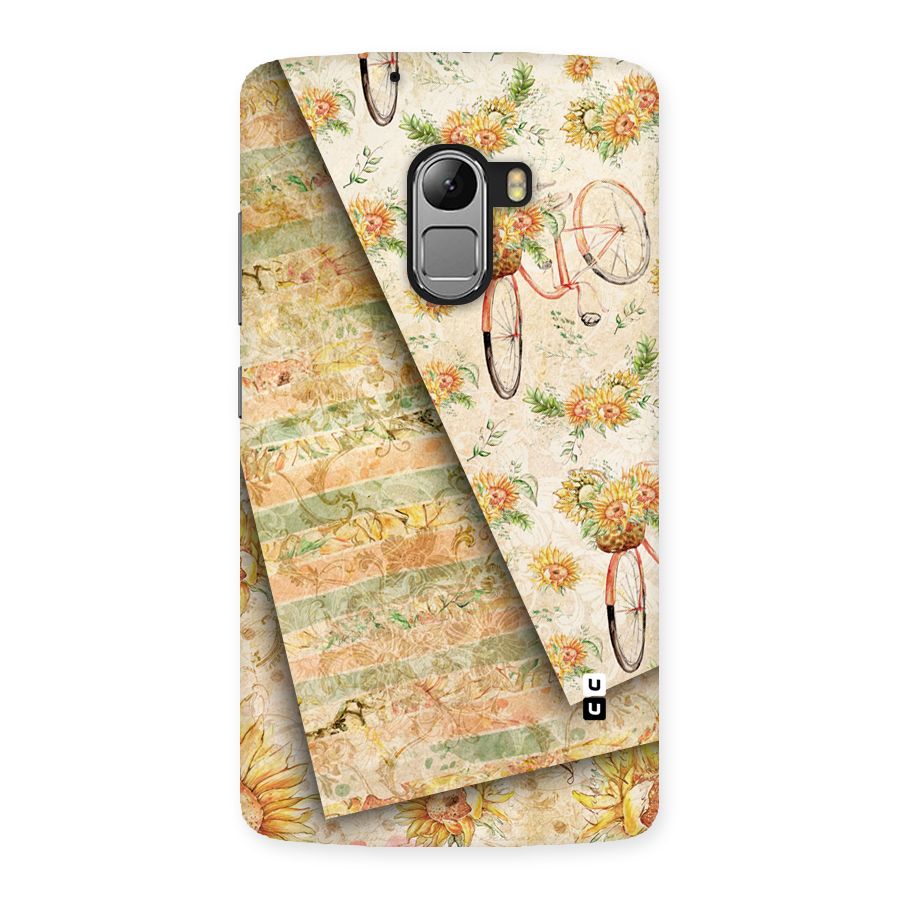 Floral Bicycle Back Case for Lenovo K4 Note