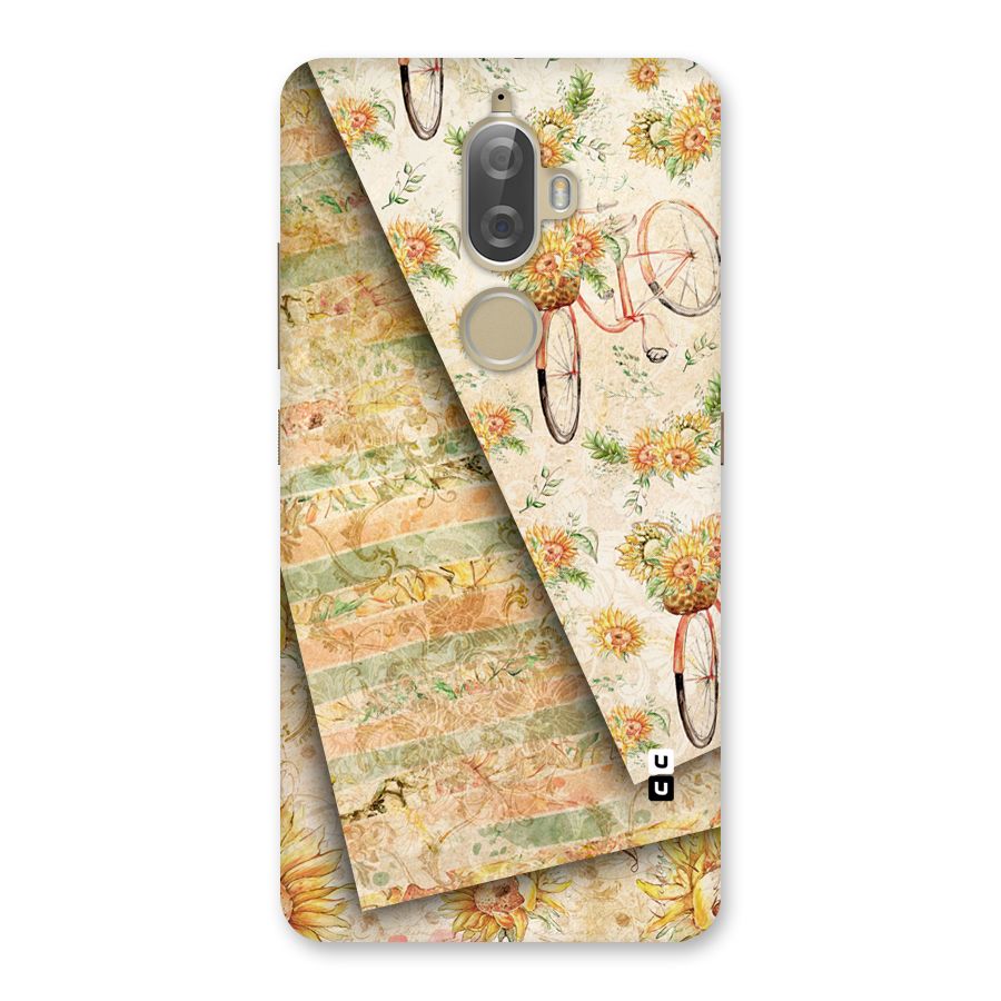 Floral Bicycle Back Case for Lenovo K8 Plus
