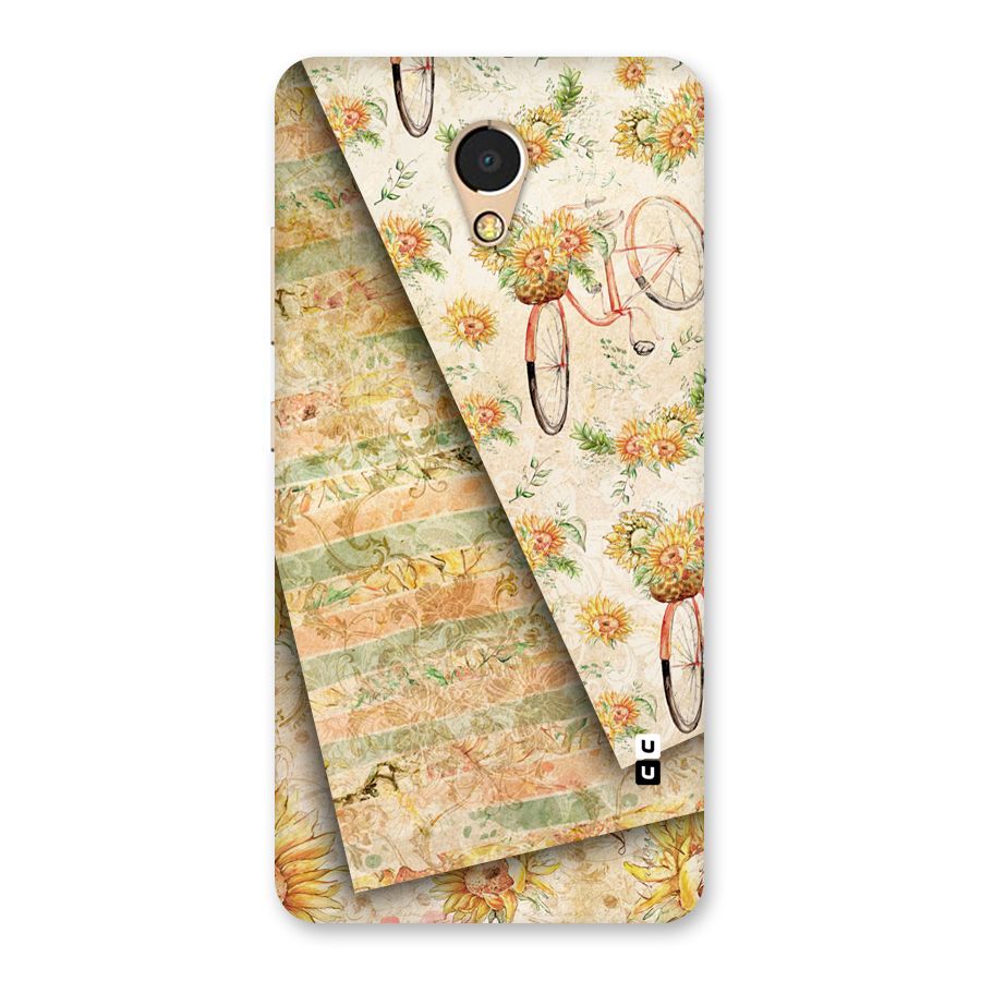 Floral Bicycle Back Case for Lenovo P2