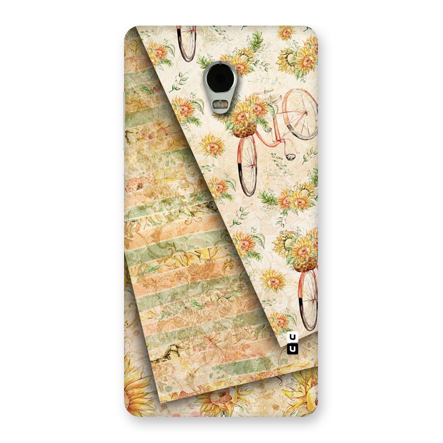 Floral Bicycle Back Case for Lenovo Vibe P1