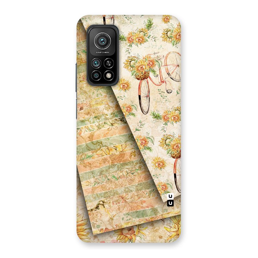 Floral Bicycle Back Case for Mi 10T Pro 5G