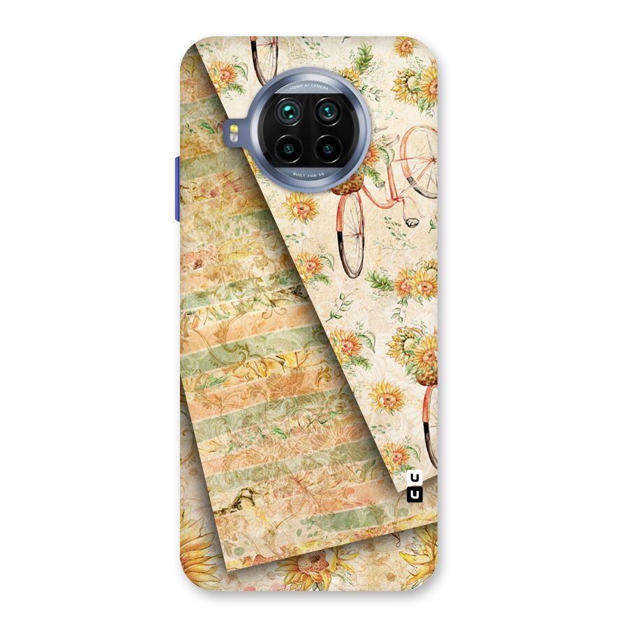 Floral Bicycle Back Case for Mi 10i