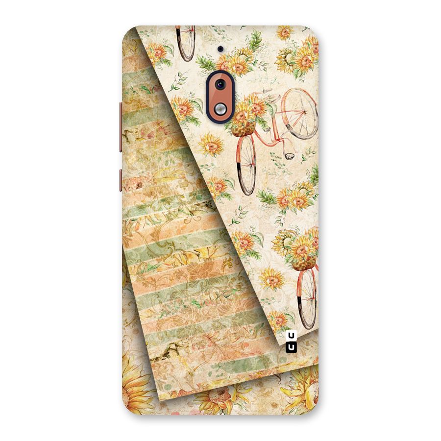 Floral Bicycle Back Case for Nokia 2.1