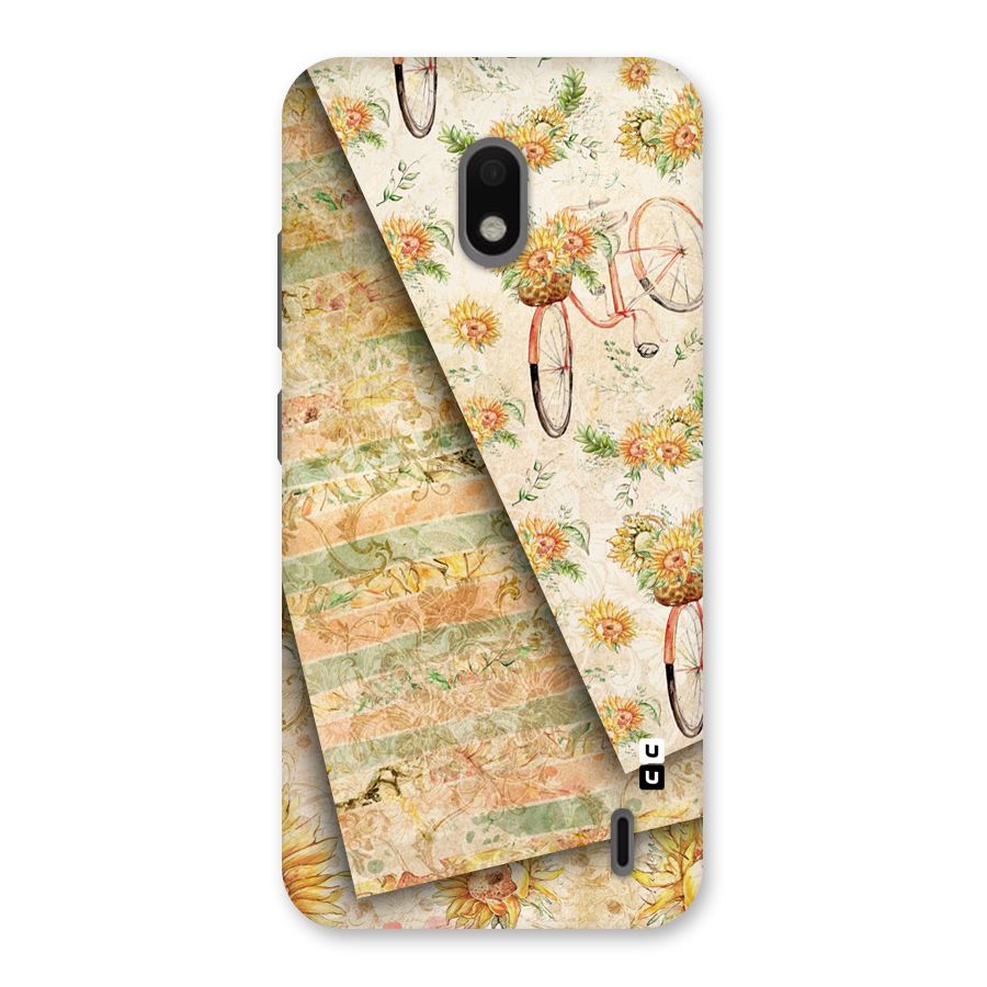 Floral Bicycle Back Case for Nokia 2.2