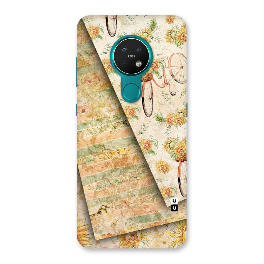 Floral Bicycle Back Case for Nokia 7.2