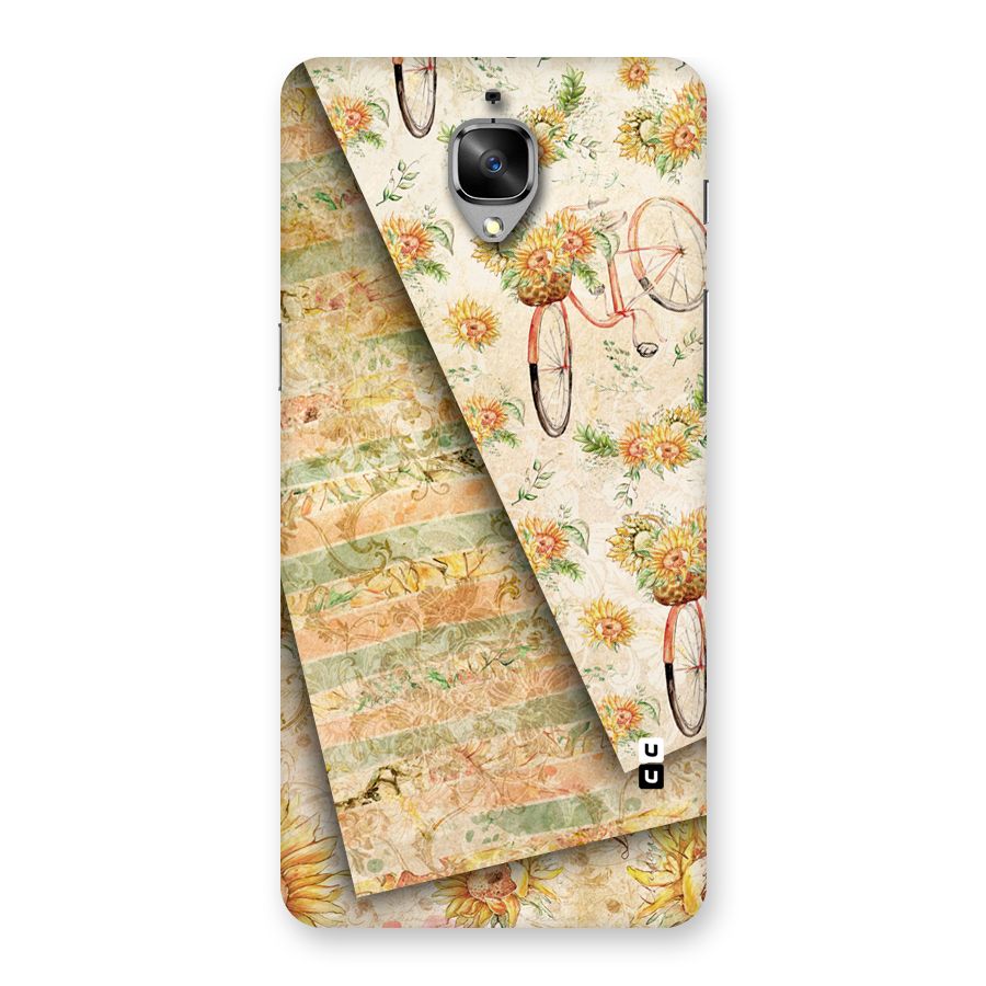 Floral Bicycle Back Case for OnePlus 3