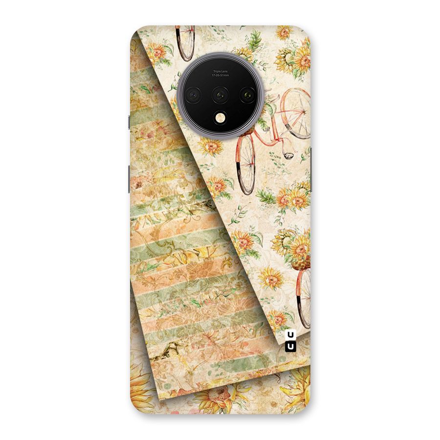 Floral Bicycle Back Case for OnePlus 7T