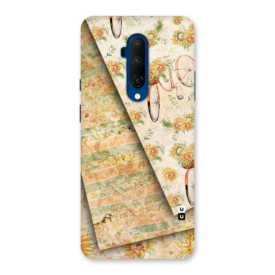 Floral Bicycle Back Case for OnePlus 7T Pro