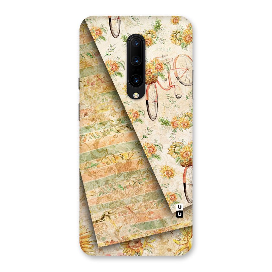 Floral Bicycle Back Case for OnePlus 7 Pro