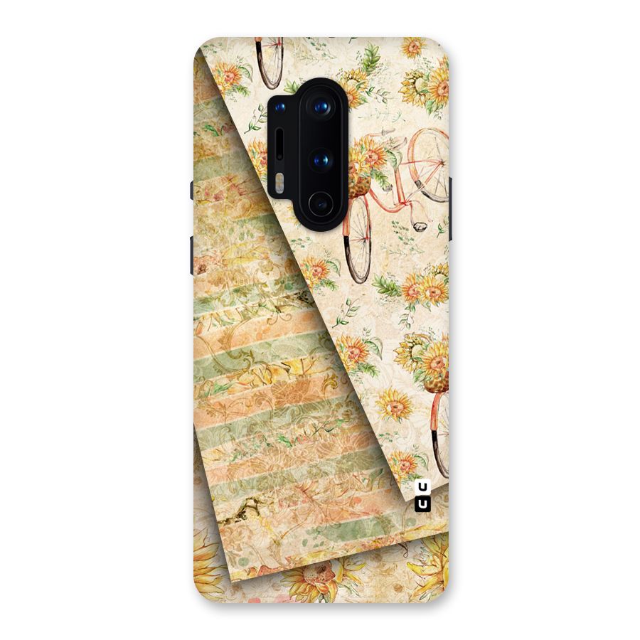 Floral Bicycle Back Case for OnePlus 8 Pro