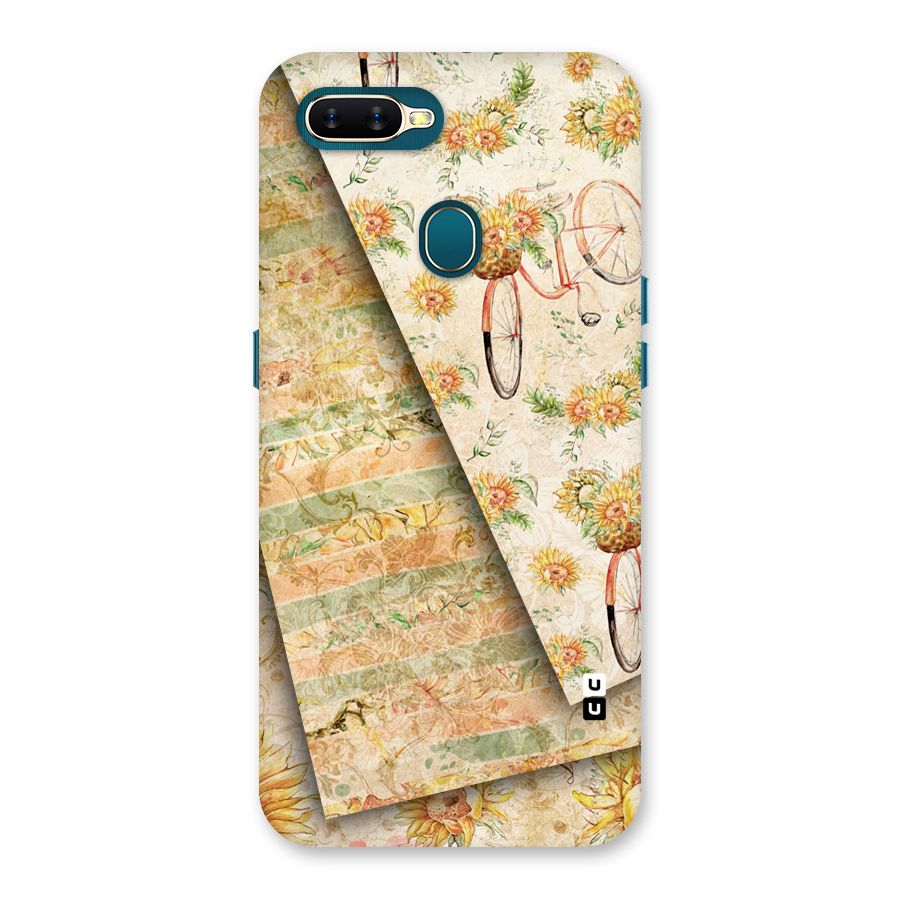 Floral Bicycle Back Case for Oppo A11k