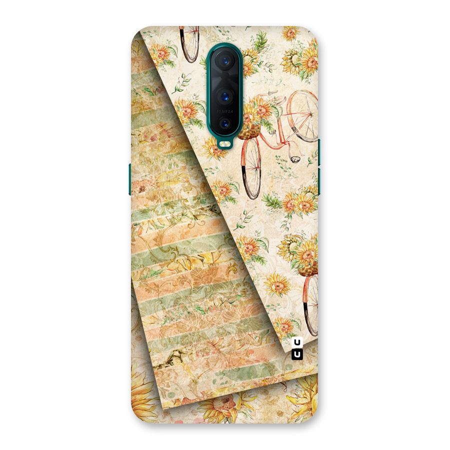 Floral Bicycle Back Case for Oppo R17 Pro