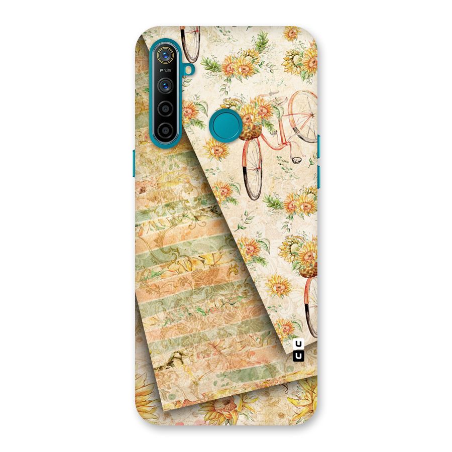 Floral Bicycle Back Case for Realme 5i