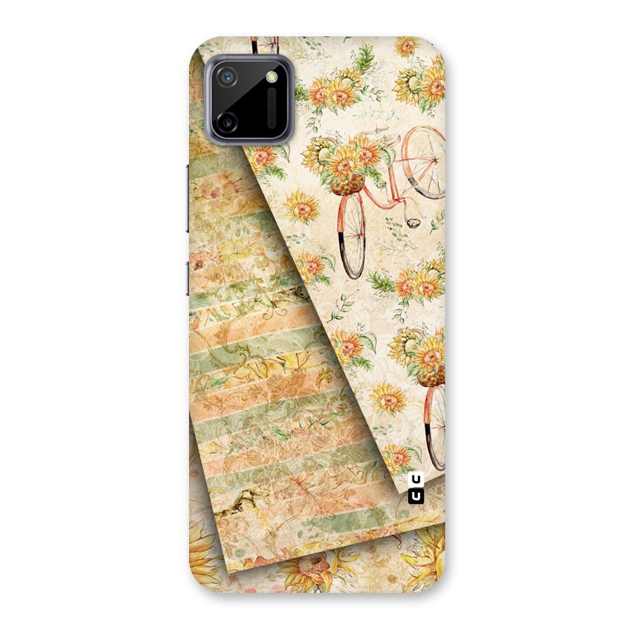 Floral Bicycle Back Case for Realme C11