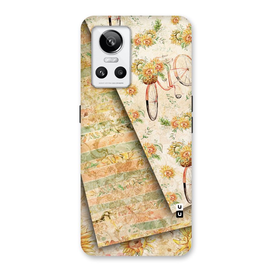 Floral Bicycle Back Case for Realme GT Neo 3