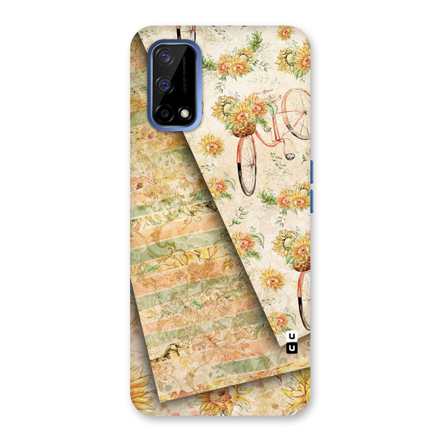 Floral Bicycle Back Case for Realme Narzo 30 Pro