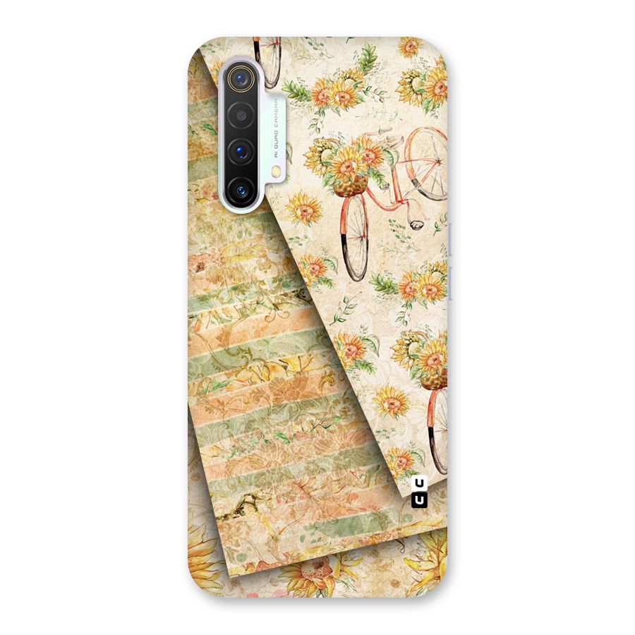 Floral Bicycle Back Case for Realme X3 SuperZoom
