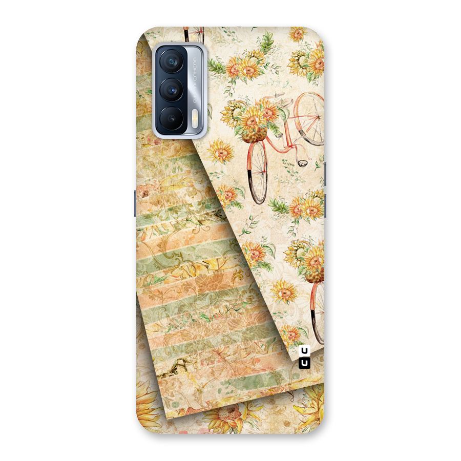 Floral Bicycle Back Case for Realme X7